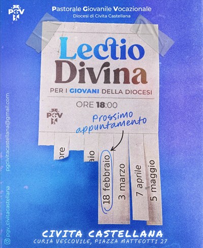 LECTIO DIVINA PER I GIOVANI DELLA DIOCESI